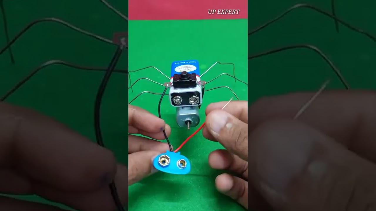 HOW TO MAKE A ROBOT SPIDER MAKE IT AT HOME #SHORTS #EXPERIMENT #TRENDING